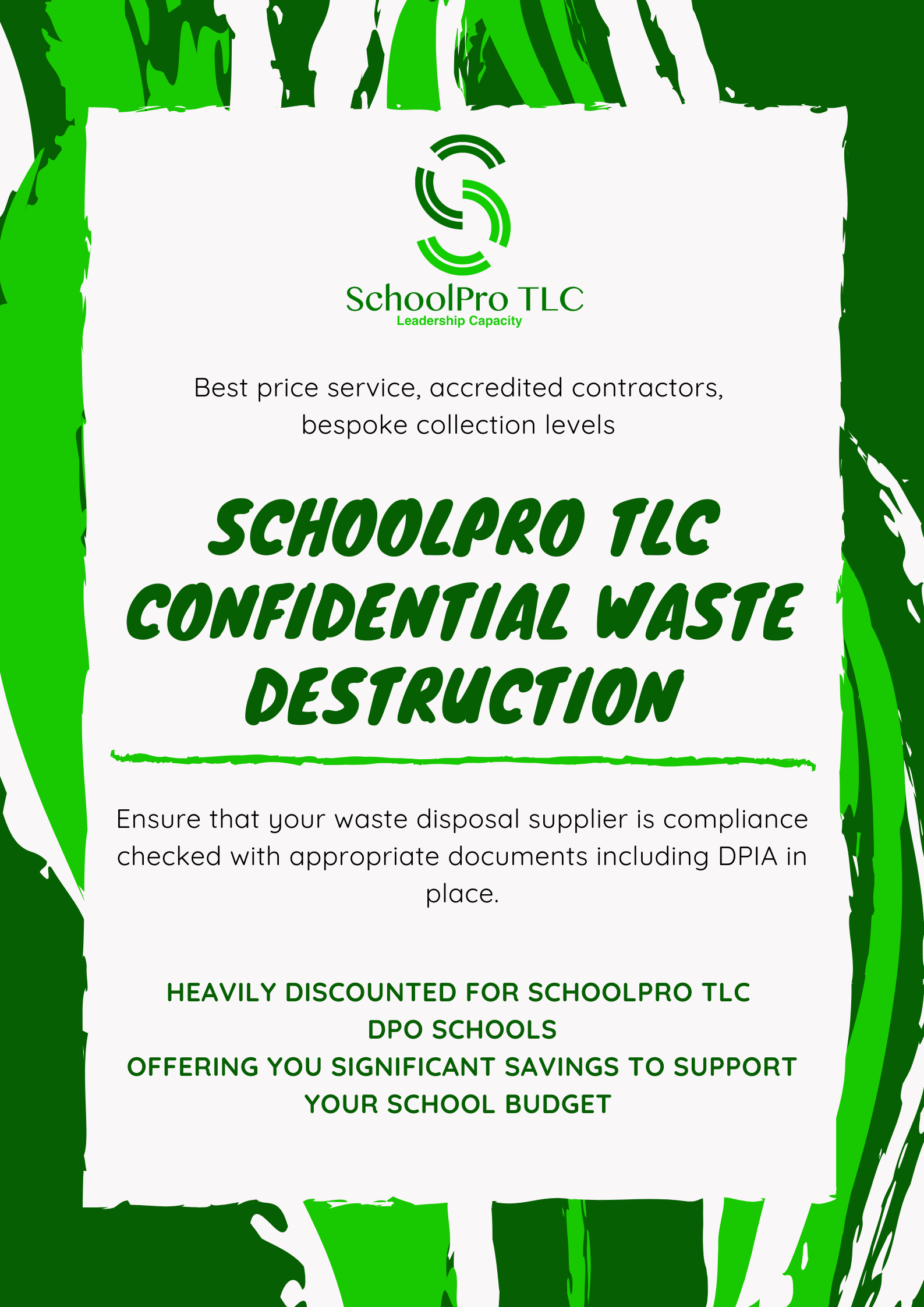 SchoolPro TLC Confidential Waste Brush Poster